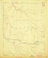 1891 Map of Chino, 1900 Print