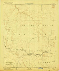 1891 Map of Chino, 1920 Print