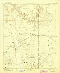 1892 Map of Diamond Creek, 1918 Print