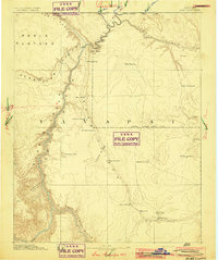 Download a high-resolution, GPS-compatible USGS topo map for Echo Cliffs, AZ (1891 edition)
