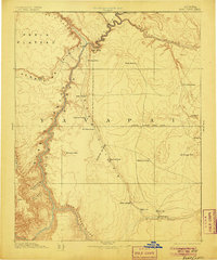 Download a high-resolution, GPS-compatible USGS topo map for Echo Cliffs, AZ (1905 edition)