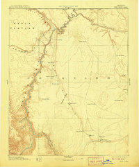 Download a high-resolution, GPS-compatible USGS topo map for Echo Cliffs, AZ (1908 edition)