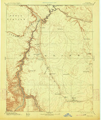 Download a high-resolution, GPS-compatible USGS topo map for Echo Cliffs, AZ (1913 edition)