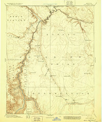 Download a high-resolution, GPS-compatible USGS topo map for Echo Cliffs, AZ (1929 edition)