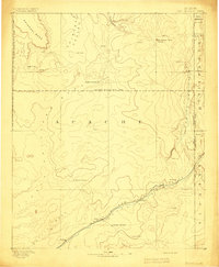 1892 Map of Fort Defiance