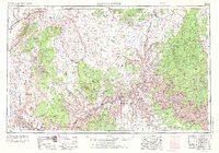 preview thumbnail of historical topo map of Coconino County, AZ in 1953