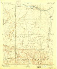 preview thumbnail of historical topo map of Holbrook, AZ in 1893