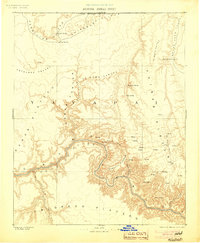 1886 Map of Mohave County, AZ, 1904 Print