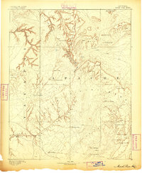 1883 Map of Marsh Pass