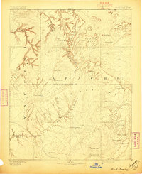 1892 Map of Marsh Pass