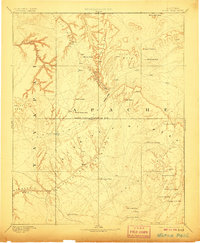 1892 Map of Marsh Pass, 1906 Print
