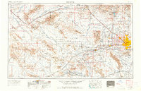1954 Map of Phoenix, 1964 Print