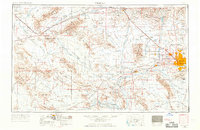 1954 Map of Phoenix, 1968 Print