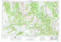preview thumbnail of historical topo map of Prescott, AZ in 1954