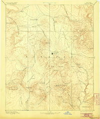 1892 Map of Prescott, 1905 Print