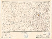 1958 Map of Alamo Lake, AZ