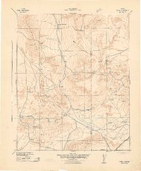 preview thumbnail of historical topo map of Mohave County, AZ in 1942