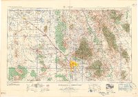 1958 Map of Tucson