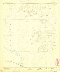 1886 Map of Tusayan