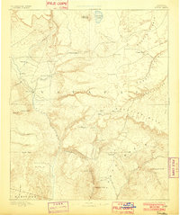 1892 Map of Verde, 1902 Print