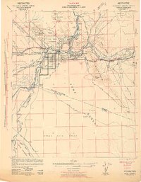 1942 Map of Wellton, AZ