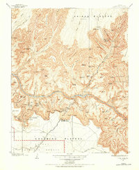 preview thumbnail of historical topo map of Coconino County, AZ in 1903
