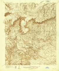 Download a high-resolution, GPS-compatible USGS topo map for Pine, AZ (1934 edition)