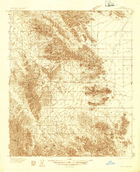 preview thumbnail of historical topo map of La Paz County, AZ in 1934