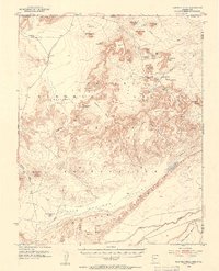 preview thumbnail of historical topo map of Navajo County, AZ in 1952