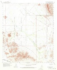 preview thumbnail of historical topo map of Pima County, AZ in 1964