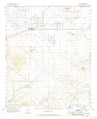 Download a high-resolution, GPS-compatible USGS topo map for Aguila, AZ (1968 edition)