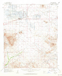 1962 Map of Aguila, AZ, 1964 Print