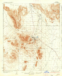 1934 Map of Ajo, AZ
