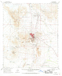 Download a high-resolution, GPS-compatible USGS topo map for Ajo, AZ (1969 edition)