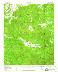 1958 Map of Alpine, AZ, 1960 Print