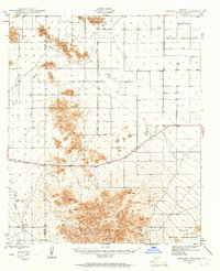 Download a high-resolution, GPS-compatible USGS topo map for Antelope Peak, AZ (1961 edition)