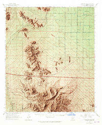 Download a high-resolution, GPS-compatible USGS topo map for Antelope Peak, AZ (1965 edition)