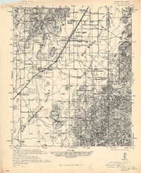 preview thumbnail of historical topo map of Cochise County, AZ in 1940