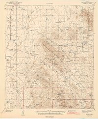 1943 Map of Arivaca, AZ