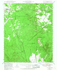 Download a high-resolution, GPS-compatible USGS topo map for Ash Fork, AZ (1968 edition)