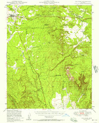 Download a high-resolution, GPS-compatible USGS topo map for Ash Fork, AZ (1957 edition)