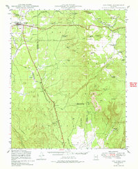 Download a high-resolution, GPS-compatible USGS topo map for Ash Fork, AZ (1978 edition)