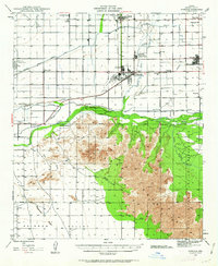 1946 Map of Goodyear, AZ, 1963 Print