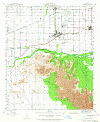 1946 Map of Avondale, AZ, 1965 Print