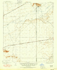 Download a high-resolution, GPS-compatible USGS topo map for Aztec, AZ (1950 edition)