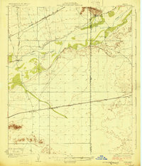 Download a high-resolution, GPS-compatible USGS topo map for Aztec, AZ (1929 edition)