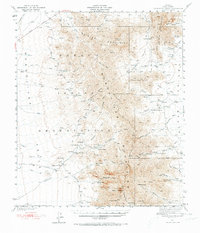 Download a high-resolution, GPS-compatible USGS topo map for Baboquivari Peak, AZ (1973 edition)