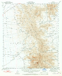 Download a high-resolution, GPS-compatible USGS topo map for Baboquivari Peak, AZ (1967 edition)