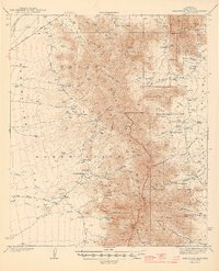 preview thumbnail of historical topo map of Pima County, AZ in 1944