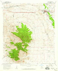 Download a high-resolution, GPS-compatible USGS topo map for Benson, AZ (1959 edition)